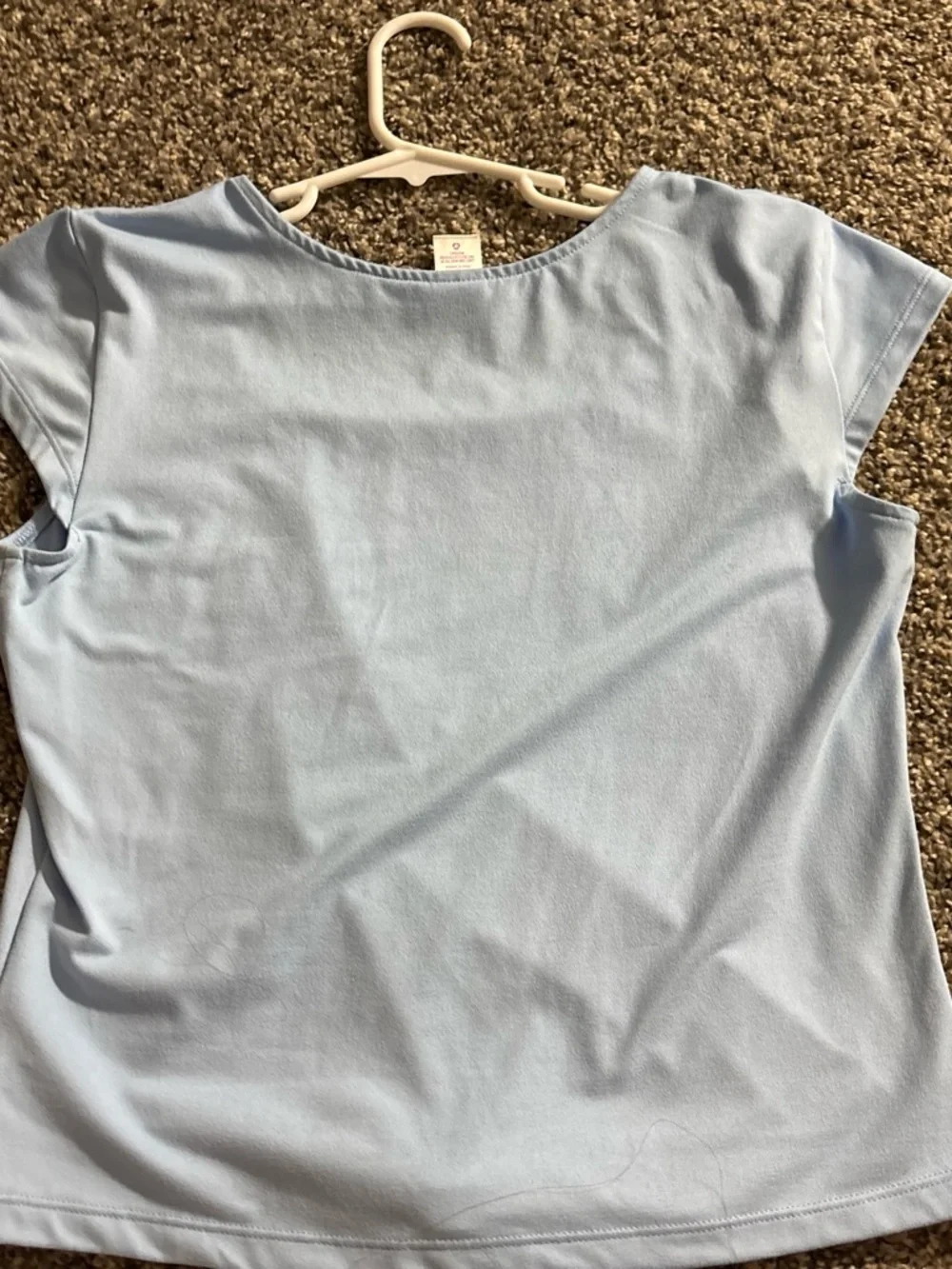 Justice Light Blue Girls' Scoop Neck Tank Top